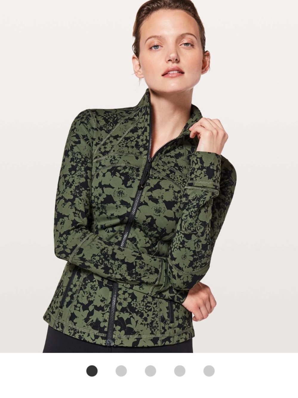 lululemon athletica Define Jacket, Sz 8, EUC, Efflourescent Barracks Green